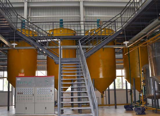 Línea de producción de procesamiento de aceite de cocina de soja